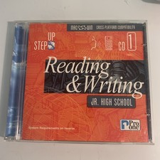 Vintage One Step Up Reading & Writing Jr High  CD-ROM Windows 95 Mac Ed Software picture