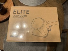 Cooler Master Elite Liquid 240mm RGB AIO CPU Cooler Black Works For ALL Sockets picture