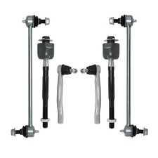 6Pcs Front Outer Inner Tie Rod Ends Sway Bar Kit Compatible with 2009-2015 picture