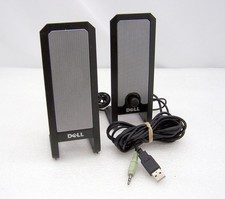 Dell A225 USB Powered Computer Desktop Speaker 3.5mm Jack Tested Working picture