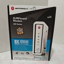 Motorola Arris SurfBoard Model SB6141 - DOCSIS 3.0 Cable Modem New Pre Owned picture