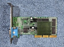 XFX NVIDIA Riva TNT2 M64 AGP 32MB SDR VGA Vintage Graphics Card PV-T02A-BRHB picture