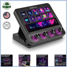 Programmable Macro Pad with 14 Keys, Touchpad and RGB Knobs for Streamers picture