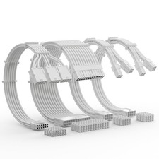 12VHPWR Cable Extension Kit, 16AWG Pcie 5.0 PSU Cable Extension Kit Soft Brai... picture
