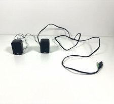 HP LCD Speakers 2.0 Channel Wired USB Powered 3.5mm Jack Black picture