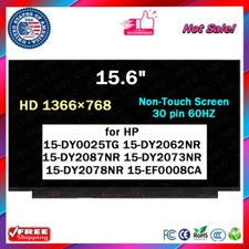 for HP 15-DY0025TG 15-DY2062NR LCD Non-Touch Screen Display 1366×768 30 pin 60HZ picture