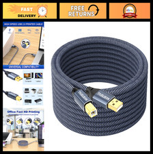 30ft USB Printer Cable, Type A to B, High Speed Cord for Printers, Scanners & Mo picture