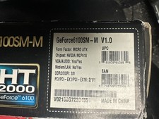 ECS HT2000 GeForce 6100SM-M (V1.0/1.0A) Motherboard + Accessories- NEW picture
