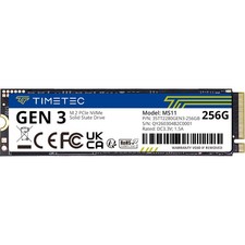 Timetec 256GB SSD NVMe PCIe Gen3x4 8Gb/s M.2 2280 3D NAND High picture