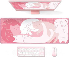 Gaming Mouse Pad XL Extended Anime Mouse Pad 31.5X11.8 Inch, Large Cute Kawaii B picture