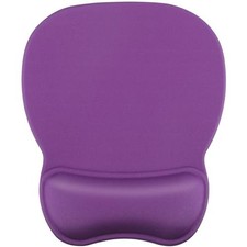 Sleek Ergonomic Mouse Pad with Gel Wrist Rest - Ideal for Gaming & Office, Black picture