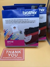 GENUINE BROTHER SP01MS  CAPACITY INK CARTRIDGE MAGENTA  EXP 12/25 LOT Of 2 picture