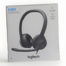 Logitech H391 Wired Headset for PC/Laptop, Stereo Headphones with Noise Cancelin picture
