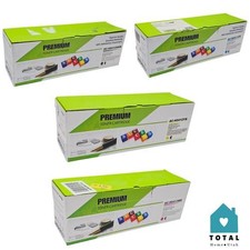 Premium Compatible Toner Cartridge Black Cyan Yellow Magenta Set of 4 picture