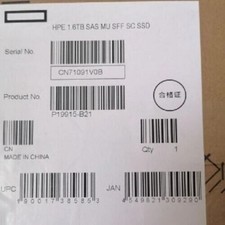 HPE P20839-001 P19915-B21 1.6TB SAS 12G Mixed Use SFF SC SSD Solid State Drive picture