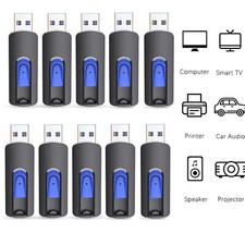 5/10PCS 32GB 64GB 128GB USB 3.0 Flash Drive High Speed up to 110MB/S Blue Lot  picture