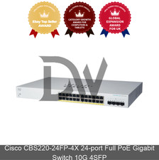 Cisco CBS220-24FP-4X 24-port Full PoE Gigabit Switch 10G 4SFP picture
