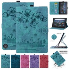 Fr Amazon Kindle HD10 9/11/13th HD8 8/10/12th Gen Case Flip Stand Leather Cover picture