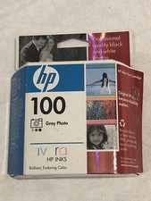 HP Vivera 100 Ink Gray Photo Inkjet Print Cartridge *NEW* Expired Feb 2010 picture
