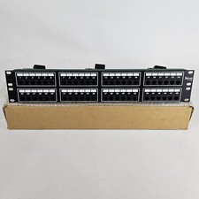 NEW ICC/Telco Patch Panel 48 Port, RJ11, 6P6C to Telco Male, 2 RMS, ICMPPO48T6 picture