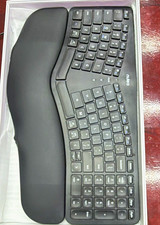 Nulea Ergonomic Wireless Keyboard Wrist Rest Black English QWERTY Layout picture