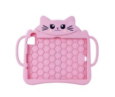 Girls iPad Pro 11 inch Tablet Bumper Case Soft Built in Kickstand  Cat Pink NEW picture