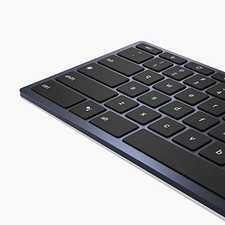 BRYDGE C-TYPE WIRELESS BLUETOOTH/USB WIRED DESKTOP KEYBOARD FOR -  MIDNIGHT BLUE picture