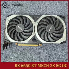 FOR MSI RX 6650 XT MECH 2X 8G OC GDDR6 HDMI DisplayPort Video Graphics Card picture