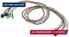 Replacement Power Reset LED Wire Kit for ATX Case Front Black picture