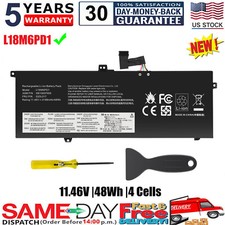 ✅L18M6PD1 L18C6PD1 Battery for Lenovo ThinkPad X13 X390 X395 02DL017 02DL018 US picture
