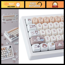 Cute Kitty Cat PBT Keycap Set - 143 Dye-Sublimated Custom Keycaps for MX Switche picture