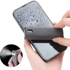 1pc 2-in-1 Screen Cleaner Spray Bottle Microfiber Cloth Phone Laptop Cleaning picture