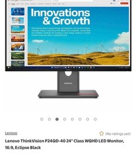 Lenovo ThinkVision P24QD-40 24