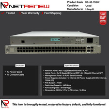 Ubiquiti US-48-750W UniFi 48-Port PoE+ Switch 750W picture