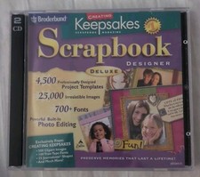 Creating Keepsakes Scrapbook Designer Deluxe PC CD print memories B2 picture