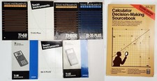 Lot Of Texas Instruments Guide Books TI-83+ BA II + TI-60X TI-35+TI-68TI-80/82 picture