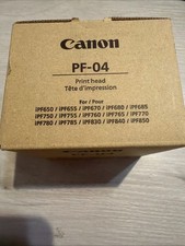 Cannon PF-04 (3630B003AA) Black Printhead As Is Untested picture