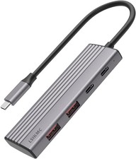 USB C Hub 10Gbps, 4 Ports USB 3.2 Adapter with 2 USB-C 3.2/2 USB-A 3.2 Ports, Hi picture