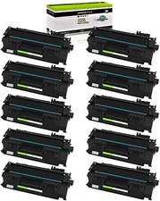 10PK CF280A 80A BK Toner Fits for HP LaserJet Pro 400 M401dne MFP M425dw Printer picture