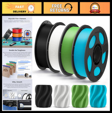 High Toughness 3D Printer Filament 1.75mm, PLA Plus Bundle, 4 Pack 1KG, Accurate picture