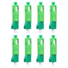 8 PCS Single Mode SC/APC Male to LC/APC Female Hybrid Fiber Adapter Simplex picture
