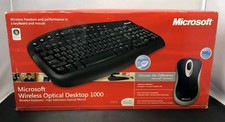 Microsoft Wireless Desktop 1000 Ergo Keyboard Optical Mouse WOA8C326 Mac PC picture