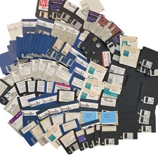 Vintage Lot 59 Used Diskettes / Floppy Disks 3.5