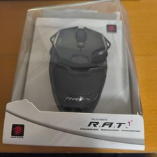 Mad Catz R.A.T. 1 Gaming Mouse Wired Black PIXART PAW3205 Sensor picture