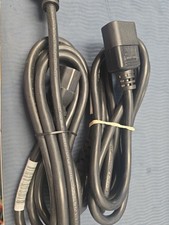 Lot 0f 8 HPE 142263-001 C13 to C14 Power Cord / Jumper Cable 6ft Black New picture