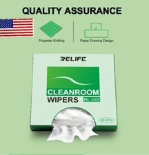 Relife Cleanroom Wipes RL-045, 50pcs, Anti-Static Dust Free, Pcb Bga Repair picture