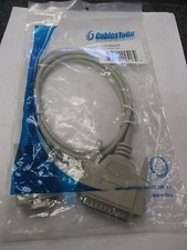 Cables to Go #02518 New 25-pin Male to 9-pin Female Beige Modem Cable (QTY 8) picture