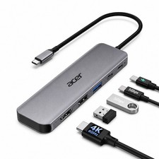Acer 5-in-1 USB-C Hub HDMI 4K 60Hz 100W PD USB 3.0 Adapter for MacBook iPad picture