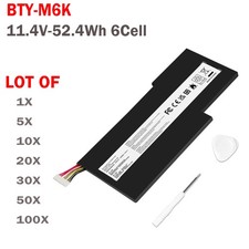 🧡LOT OF Battery BTY-M6K For MSI GF63 Thin 10SCSR 10SCXR GF75 Thin 10SCS MS-17B4 picture