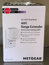 NETGEAR AC1200 WiFi Range Extender White Model #EX6110-100NAS NEW SEALED picture